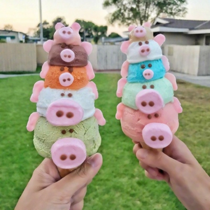 冰淇淋情侣头像