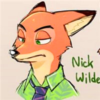 尼克狐狸头像图片