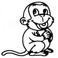 卡通猴子头像