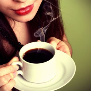 喝咖啡头像女生头像图片