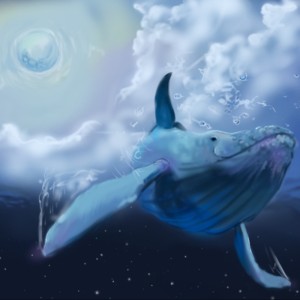 星辰的鲸头像图片