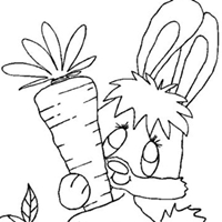 兔子简笔画头像