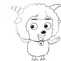 喜羊羊头像简笔画