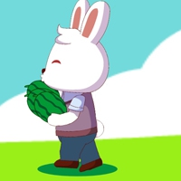 微信可爱卡通兔子头像